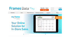 Desktop Screenshot of framesdata.com